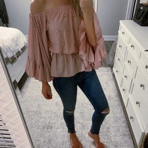 Blouse : Off The Sholder